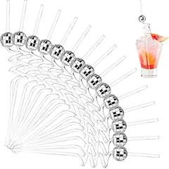 Disco ball straws for sale  Delivered anywhere in UK