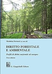 Diritto forestale ambientale. usato  Spedito ovunque in Italia 