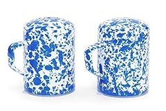 Enamelware salt pepper for sale  Delivered anywhere in USA 