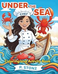 Sea coloring activity for sale  Delivered anywhere in UK