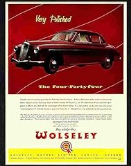 Print wolseley four for sale  Delivered anywhere in UK