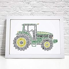 Personalised tractor word for sale  Delivered anywhere in UK