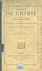 Elements chimie usage d'occasion  Livré partout en France