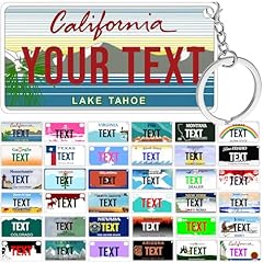 License plate keychain for sale  Delivered anywhere in USA 