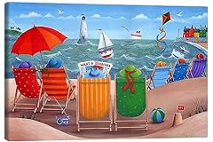 Posterlounge beach scene for sale  Delivered anywhere in UK