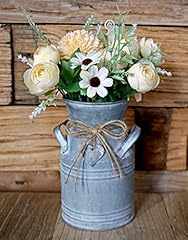 Vintage galvanized milk for sale  Delivered anywhere in UK