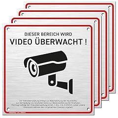 Hagefol schild videoüberwachu gebraucht kaufen  Wird an jeden Ort in Deutschland