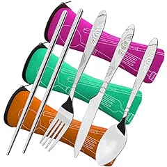Pack camping silverware for sale  Delivered anywhere in USA 