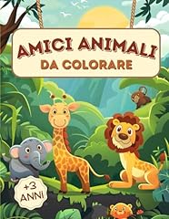 Amici animali colorare usato  Spedito ovunque in Italia 