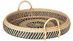 Round rattan serving for sale  Delivered anywhere in USA 