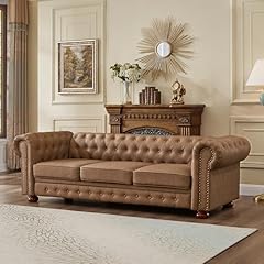 Noordeniya chesterfield leathe for sale  Delivered anywhere in USA 