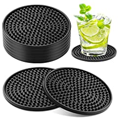 Pcs black coasters for sale  Delivered anywhere in UK