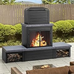 Sunjoy outdoor fireplace for sale  Delivered anywhere in USA 
