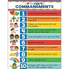 Ten commandments chart for sale  Delivered anywhere in UK