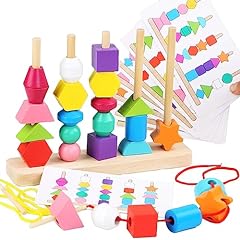 Montessori wooden beads for sale  Delivered anywhere in UK