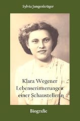 Klara wegener lebenserinnerung gebraucht kaufen  Wird an jeden Ort in Deutschland