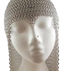 Aluminum chainmail coif for sale  Delivered anywhere in USA 