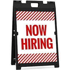 Hiring sidewalk sign for sale  Delivered anywhere in USA 