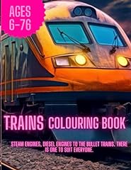 Trains colouring book for sale  Delivered anywhere in UK