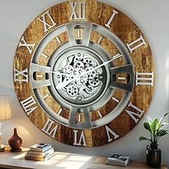 Gears clock real for sale  Delivered anywhere in USA 