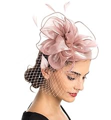 Fascinator hat feather for sale  Delivered anywhere in UK