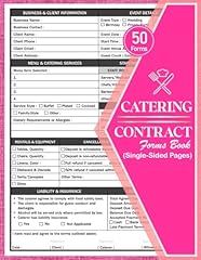 Catering contract form for sale  Delivered anywhere in USA 