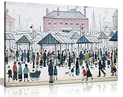 Lowry market scene for sale  Delivered anywhere in UK