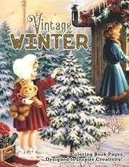 Vintage winter coloring for sale  Delivered anywhere in USA 