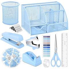 Blue desk organizer for sale  Delivered anywhere in USA 