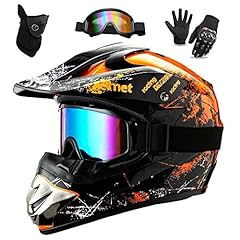 Casco motocross set usato  Spedito ovunque in Italia 