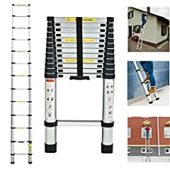 Telescoping Ladder, 16 FT Aluminum Extension Ladder for sale  Delivered anywhere in USA 