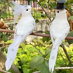 2pcs white artificial for sale  Delivered anywhere in USA 