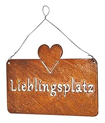 Levandeo schild lieblingsplatz gebraucht kaufen  Wird an jeden Ort in Deutschland