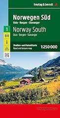 Norvege sud wegenkaart d'occasion  Livré partout en Belgiqu