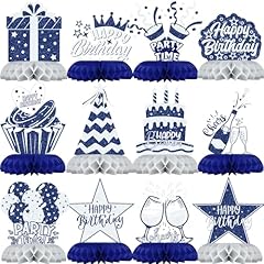 Blue silver birthday for sale  Delivered anywhere in USA 