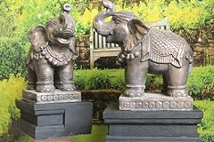 Ornate stone elephants for sale  Delivered anywhere in UK