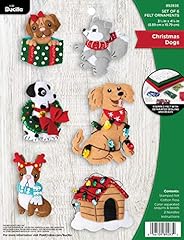 Bucilla christmas dogs for sale  Delivered anywhere in USA 