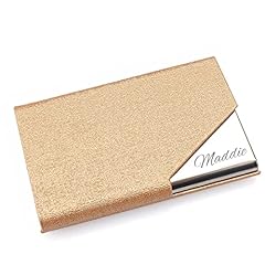 Personalized gold leatherette for sale  Delivered anywhere in USA 