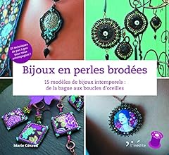 Bijoux perles brodées d'occasion  Livré partout en France