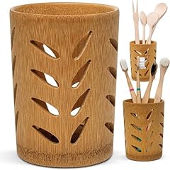 Bamboo toothbrush holder for sale  Delivered anywhere in UK