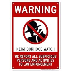 Warning neighborhood watch for sale  Delivered anywhere in USA 