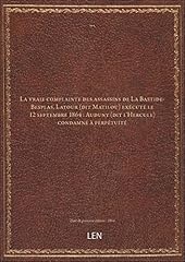 Vraie complainte assassins d'occasion  Livré partout en France