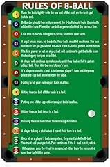 Ball billiard rules for sale  Delivered anywhere in UK