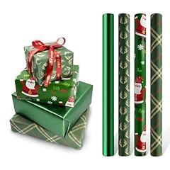 Green gift wrapping for sale  Delivered anywhere in UK