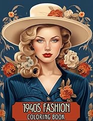 1940 fashion coloring for sale  Delivered anywhere in UK