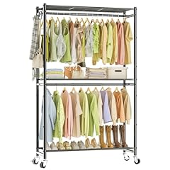Rolling clothes rack for sale  Delivered anywhere in USA 