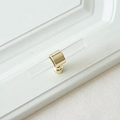 3.75" 5" 6.3" Lucite Drawer Pull Acrylic Gold Clear for sale  Delivered anywhere in Canada