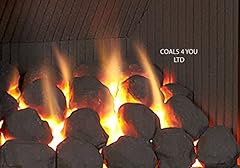 COALS 4 YOU 30 Gas Fire Ceramic Large Cast Coals Replacement for sale  Delivered anywhere in Ireland