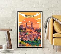 Orvieto italy poster for sale  Delivered anywhere in USA 