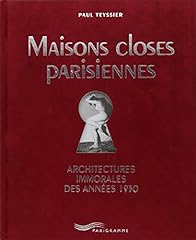 Maisons closes parisiennes for sale  Delivered anywhere in UK